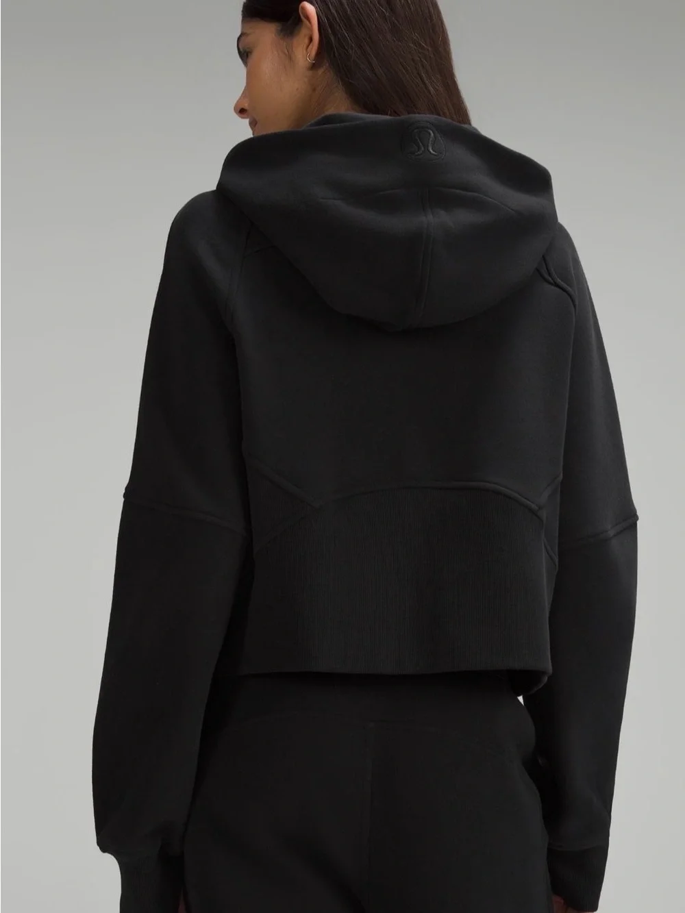 Lululemon Scuba Oversized half zip hoodie. Size M/L Black.